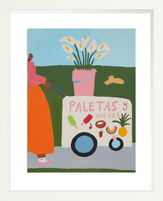 OCHI_Lilian Martinez_Lake Shore Drive_Acrylic On Paper_artwork on paper