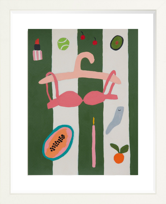 OCHI_Lilian Martinez_Sports Bra_Acrylic On Paper_artwork on paper