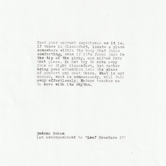 Sedona Cohen • Leaf Creature 2