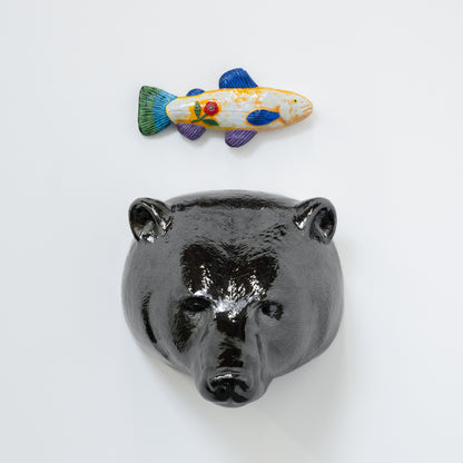 Marilyn Lysohir •  Bear with Orange Fish