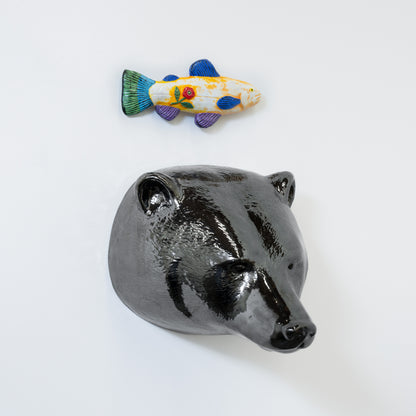 Marilyn Lysohir •  Bear with Orange Fish