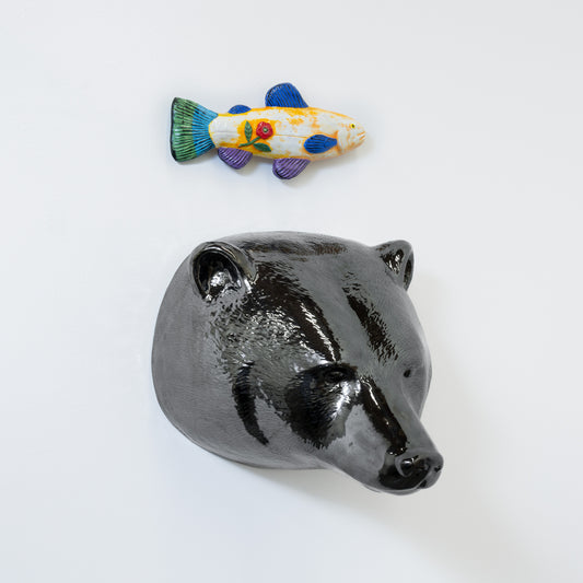 Marilyn Lysohir •  Bear with Orange Fish