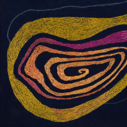 Vanessa Chow • Cosmic Whirlpool with Blue Line