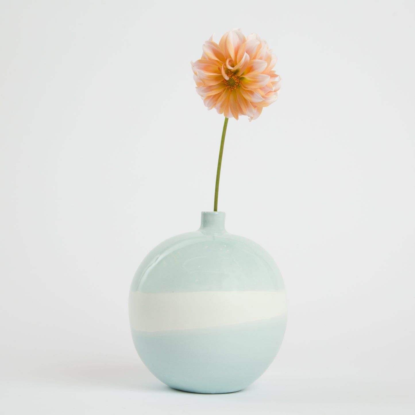 Kerry Kaneda Meyer • Blue Celadon Bubble Vase