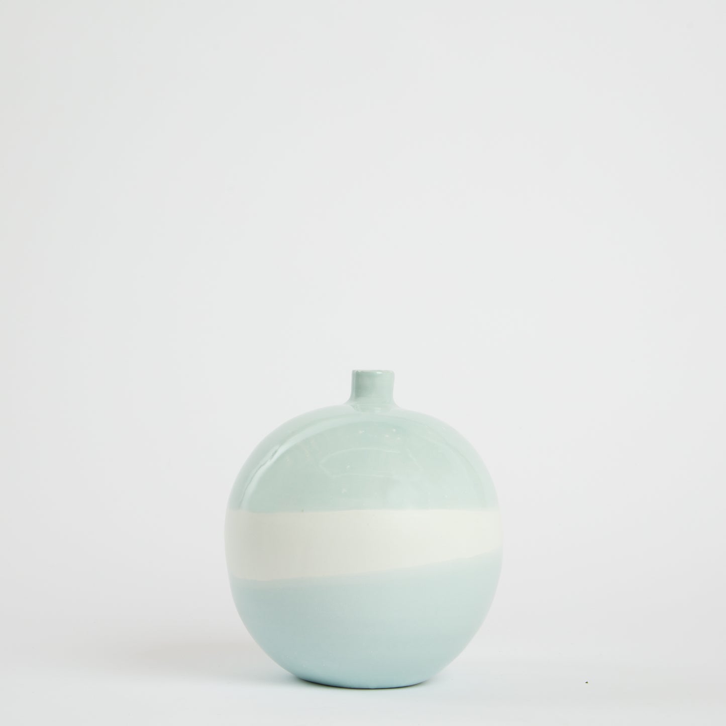 Kerry Kaneda Meyer • Blue Celadon Bubble Vase