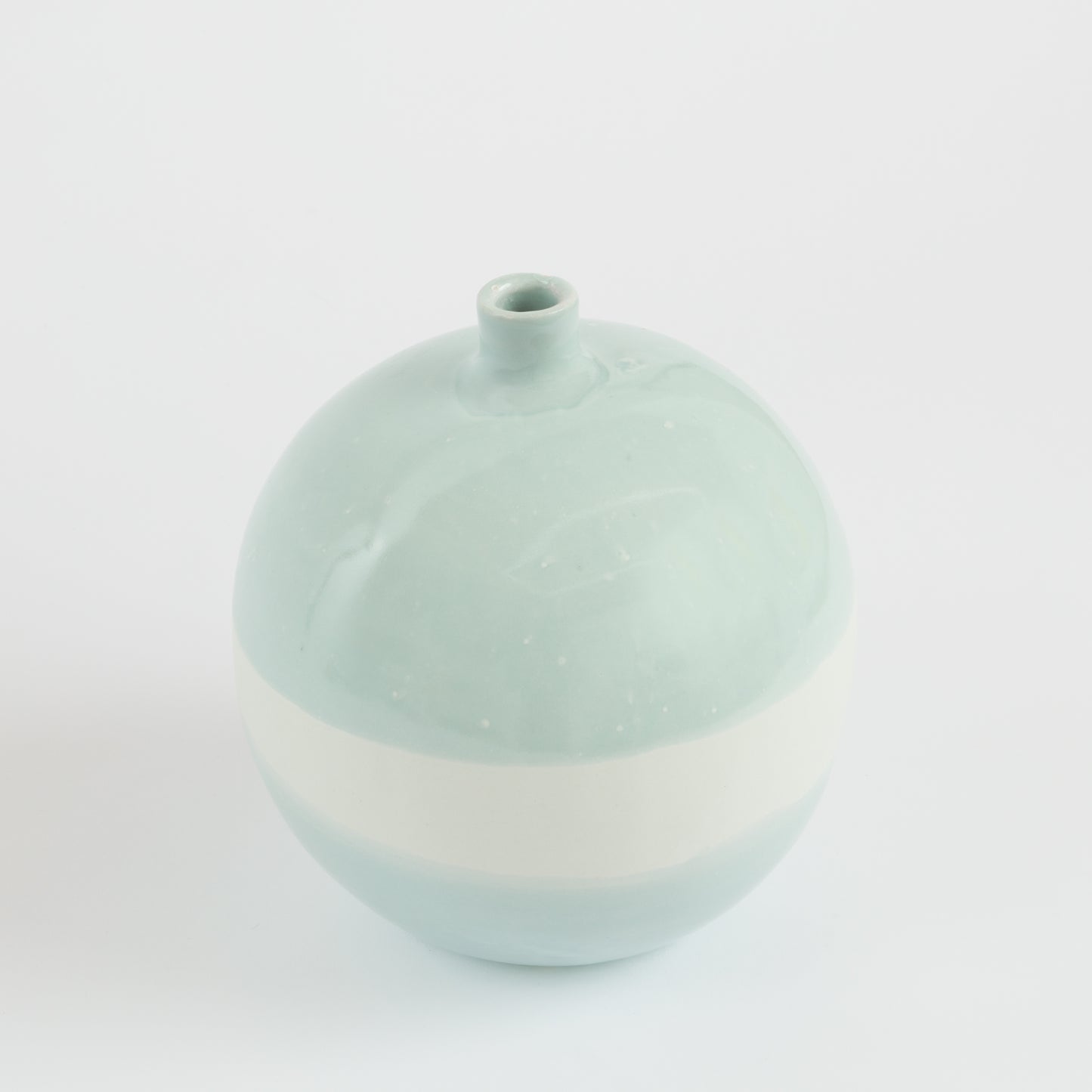Kerry Kaneda Meyer • Blue Celadon Bubble Vase
