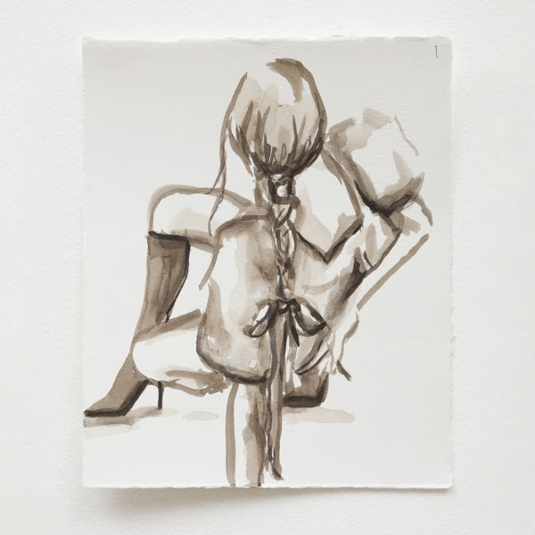 OCHI_Avery Wheless_Wound Up_ink on paper_art collection
