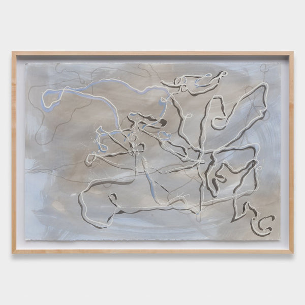 OCHI_Claudia Parducci_Ball of String_acrylic on paper_art collection