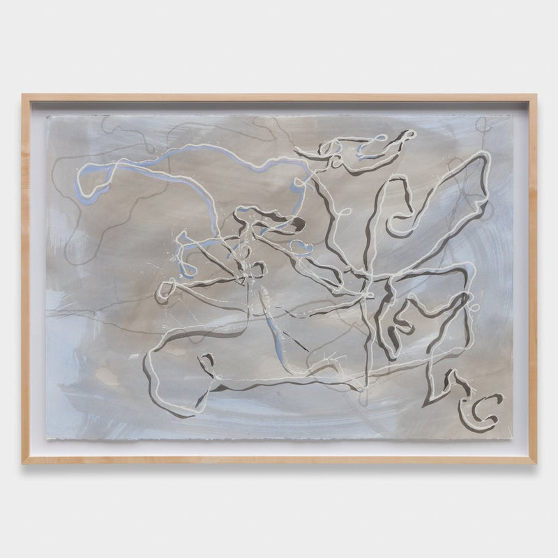 OCHI_Claudia Parducci_Ball of String_acrylic on paper_art collection