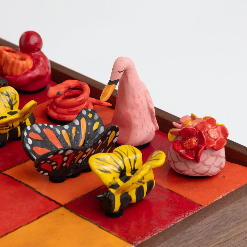 OCHI_Emily Marchand_Day vs. Night Chess Set_Stoneware