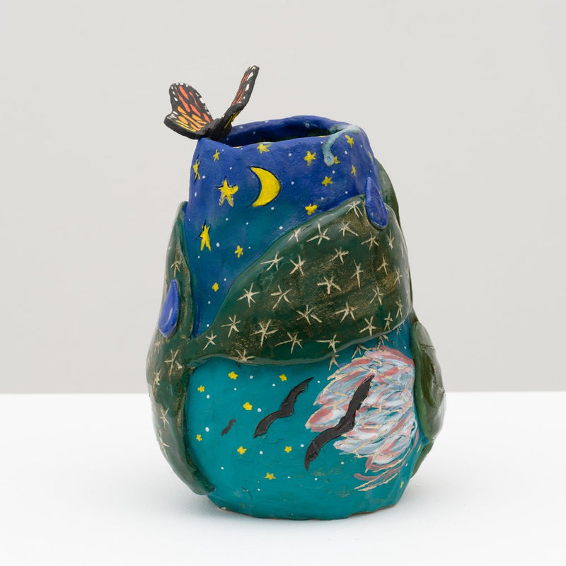 EMILY MARCHAND NIGHT BLOOMS VESSEL (MONARCH)