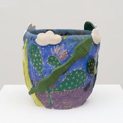 EMILY MARCHAND SNAKE IN THE GARDEN VESSEL