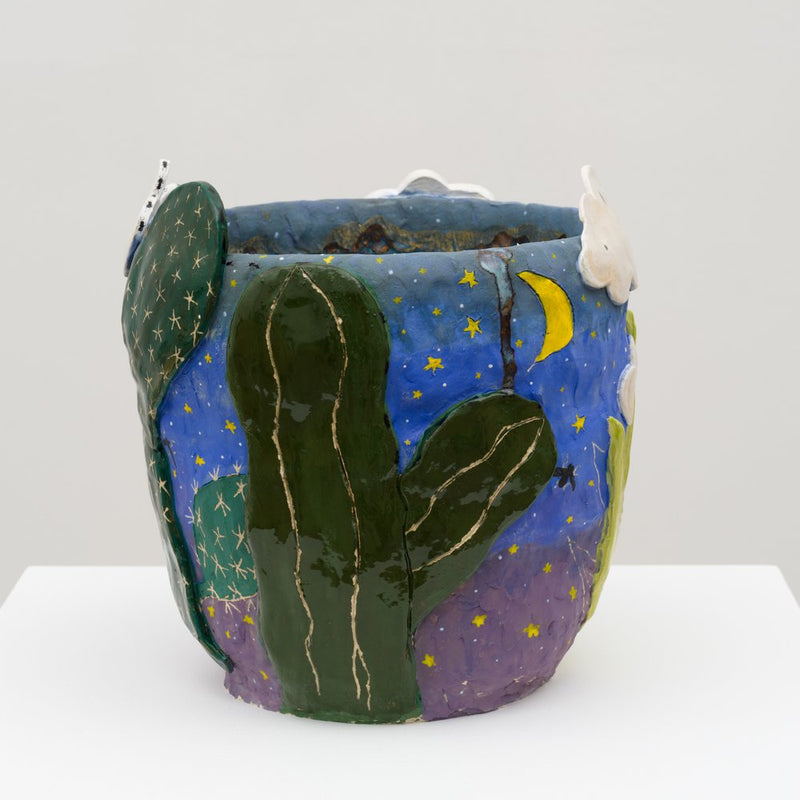 EMILY MARCHAND SNAKE IN THE GARDEN VESSEL