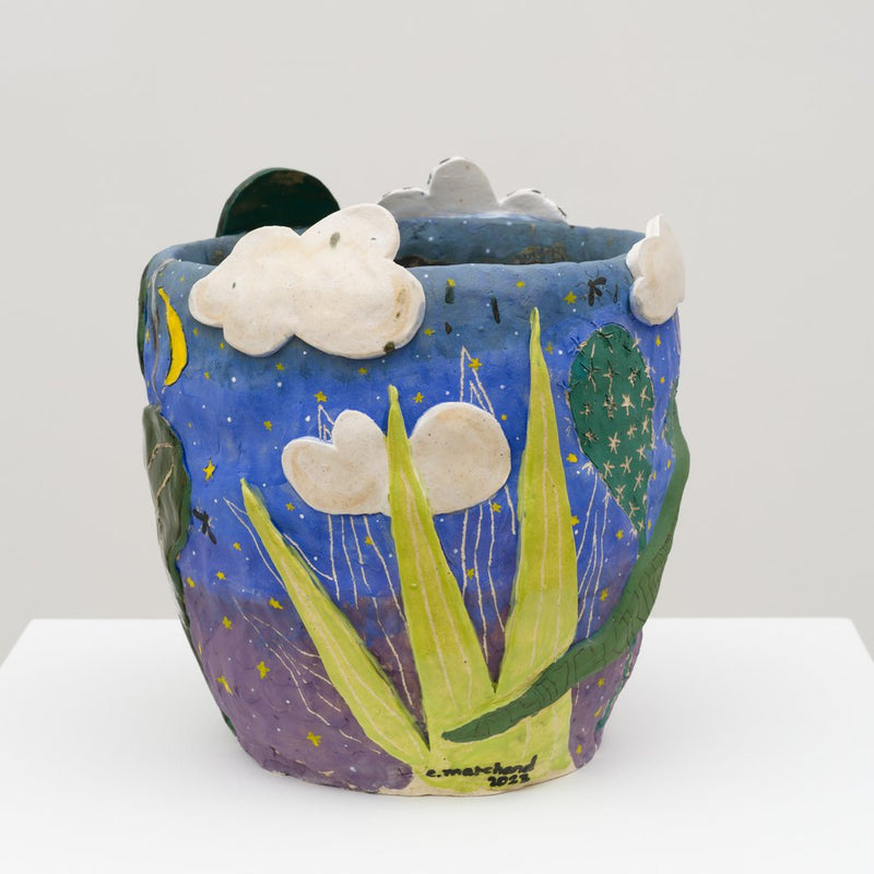 EMILY MARCHAND SNAKE IN THE GARDEN VESSEL