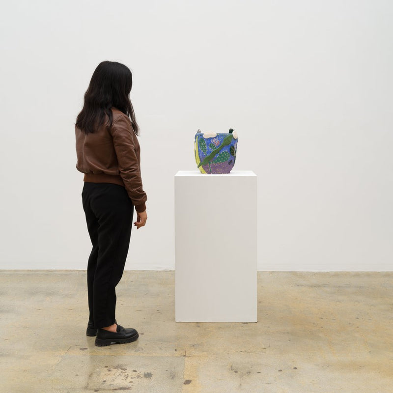 EMILY MARCHAND SNAKE IN THE GARDEN VESSEL