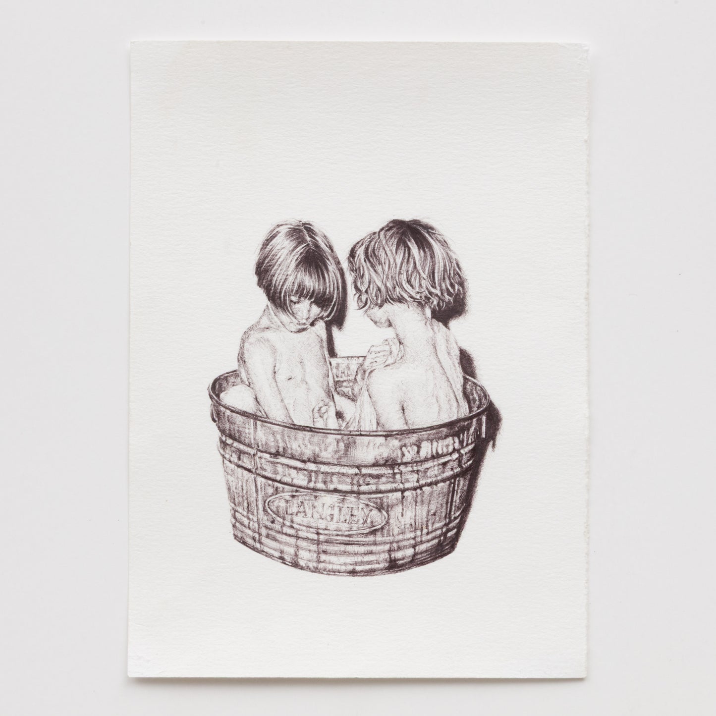 OCHI_Langley Fox_One Man's Bin is Another kids' bath_Ballpoint Pen on Paper_art collection