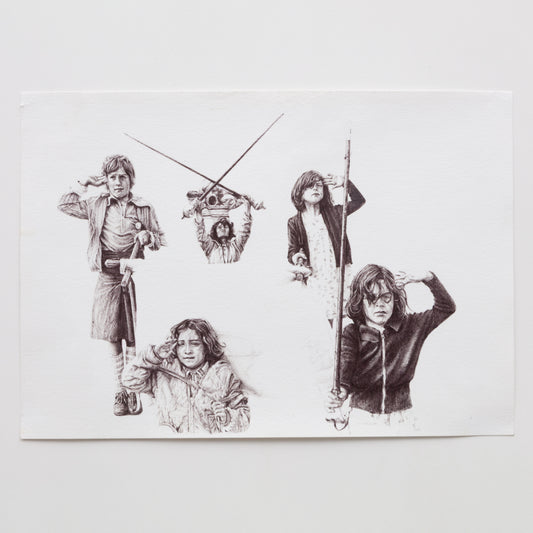 OCHI_Langley Fox_Revolt_Ballpoint Pen on Paper_art collection