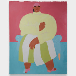 OCHI_Lilian Martinez_Banana_Acrylic on paper_art collection
