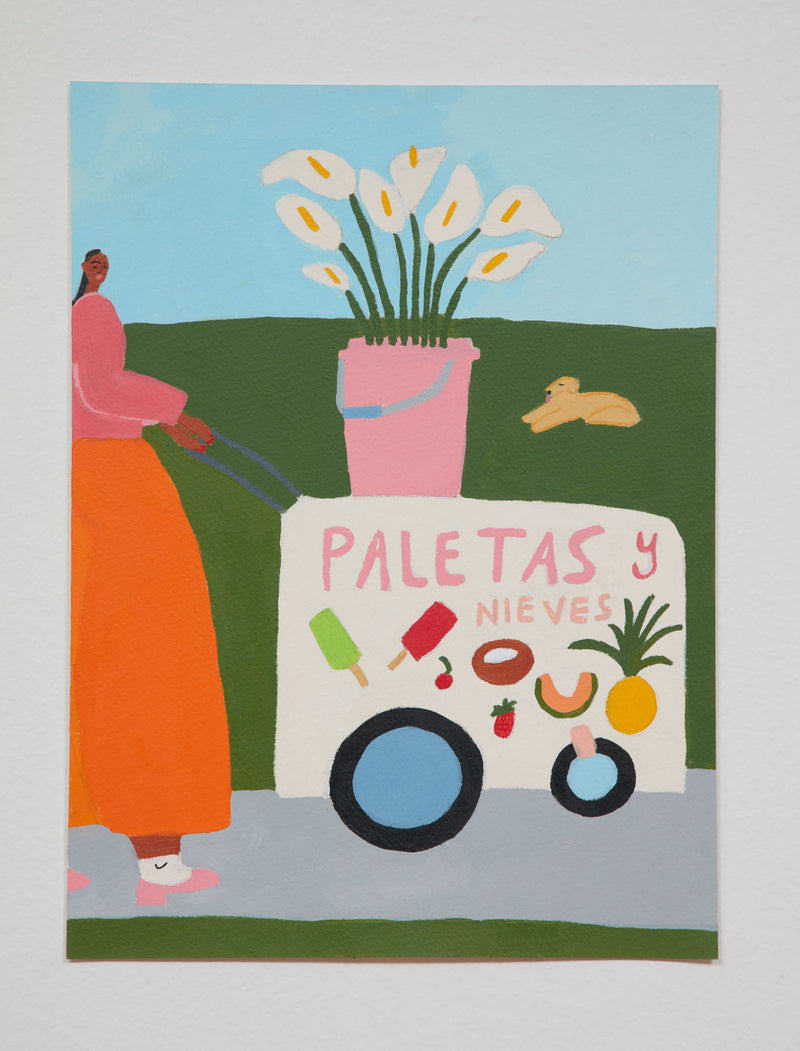 OCHI_Lilian Martinez_Lake Shore Drive_Acrylic On Paper_artwork on paper