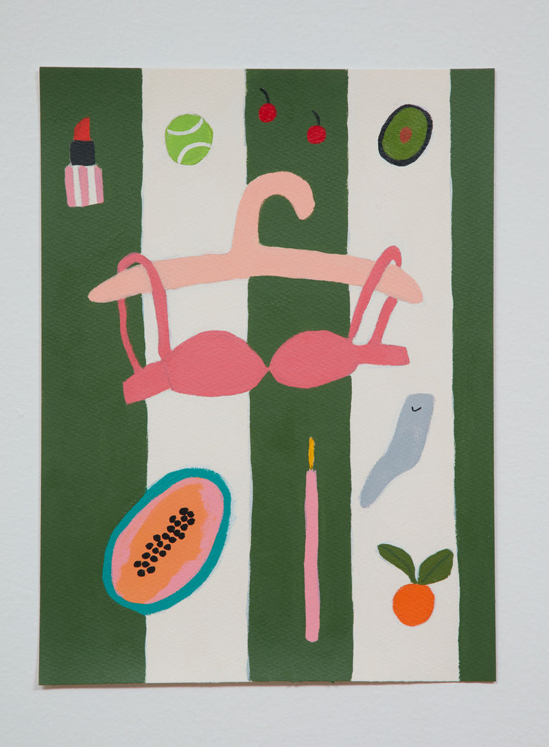 OCHI_Lilian Martinez_Sports Bra_Acrylic On Paper_art collection