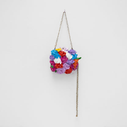 Colorful floral handbag 